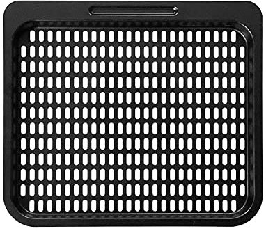 DAZZLEEX Vassoio da Cucina, Resistente e Staccabile a Rete Rack in Acciaio al Carbonio friggitrice ad Aria Piccoli elettrodomestici da Nero (2)