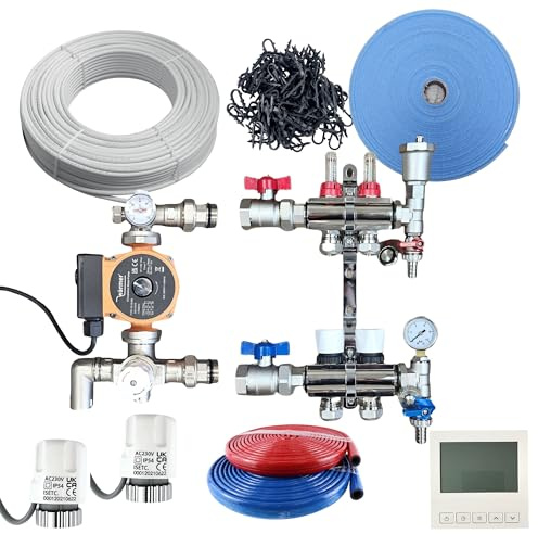 Wärmer System 25-30Sqm Water Underfloor Heating Kit 1 Room