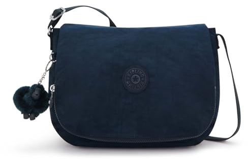 Kipling EARTHBEAT M Mittelgroße Umhängetaschen, Blue Bleu 2 (Blau)
