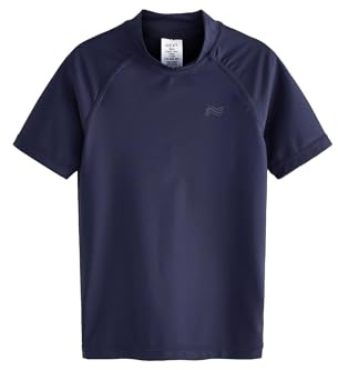 NEXT Jungen Kurzarm Kurzärmliges UV-Top Sonnenschutzoberteil Marineblau 122