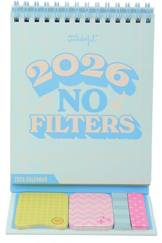 Mr Wonderful - Calendario de sobremesa pequeño 2026 - No Filters