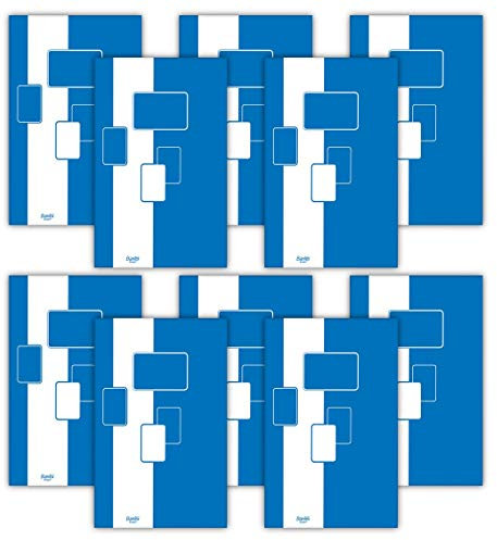 BANTEX Notizblock/Briefblock A4, kariert, 50 Blatt Budget, 10 Stück Packung 400116671