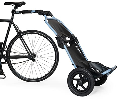 Burley Travoy - Remolque Compacto Plegable para Bicicleta de Carga, Color Gris frío