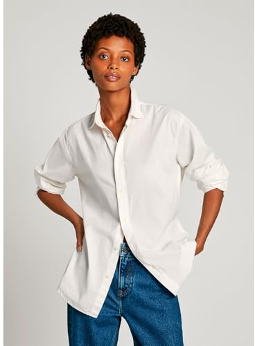 Pepe Jeans Rita Chemise, Blanc (Blanc), L Femme