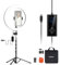 NEEWER 30,5cm(12Zoll) 24W Hochleistungs LED Ringlicht für Telefon mit 181 Zoll Halterung Bicolor 2900K-7000K USB Eingang Typ C PD CRI97+ 1810lux/0,5m 12 Szenen für Live Übertragung Zoom TikTok, RH12B