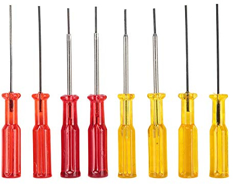 8Pcs Overlock Machine Screwdriver Hex Socket Screwdriver Needle Purl Stretch Sewing Machine with and 1.5mm/1.6mm Screwdriver