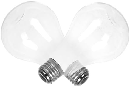 HOLIDYOYO 2pcs Green Mini Hyacinth Bulb Vase Glass Flower Vases for Decor Pot Flower