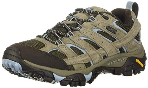 Merrell Women's Moab 2 Waterproof Hiking Shoe, Brindle, 9.5 M US