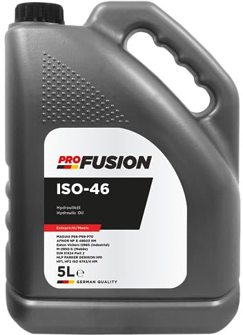 ProFusion Aceite Hidráulico ISO 46 HLP - Lubricante para Maquinaria y Camiones 5L