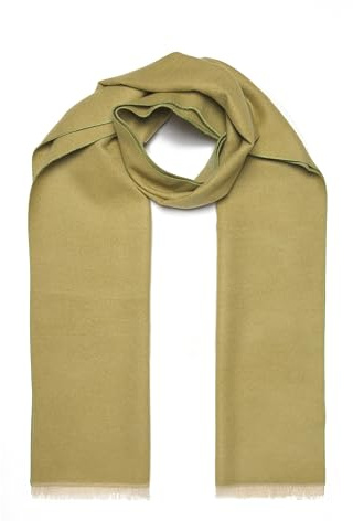 PIERROT Echarpe Homme Hiver Douce et Chaude - Echarpe d’Hiver Premium Matière Douce et Souple - Garantie à vie (Vert Olive)