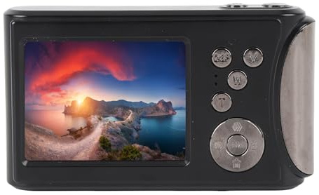 4K -videokamera med 64MP -foto, 18x Digital Zoom, Auto Focus, 2,4 Skärm, EIS, Compact HD -videokamera för Resor, Evenemang, Vlogging, Sammankomster, Examen