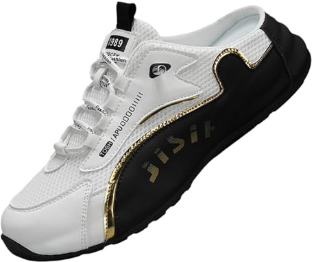 Kraftpaid Zapatillas Sin Espalda para Hombre,Sin Cordones para JardíN para Hombre,Zapatillas Casuales con Espalda Abierta,Zapatillas Casuales Tipo Mule For Exteriores,Ligeras,para Playa