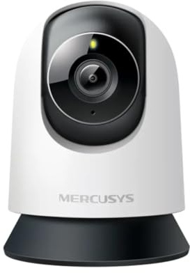 MERCUSYS MC210 inomhuskamera, 2K 3MP, TP-Link säkerhetskamera, husdjurskamera, babymonitor, smart detektion, mörkerseende, full täckning, 2-vägs ljud, APP-kontroll, Google Home/Alexa