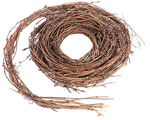 VOSAREA Weinreben Kränze Rebe Girlande Zweig Weihnachten Rattan Zweig Kranz Dekoration für Weihnachtsferien DIY Handwerk Hochzeit Türwand (4. 6M)