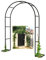SHUITUKOUU Freistehende Ranksäule,Klettergerüst Für Pflanzen,Metall Dekoratives Rankgestell,Stahl-Gartenbogen-Laubengitter Für Outdoor, Hof, Garten, Kletterpflanzen,3 * 2.4m(9.84 * 7.87ft)