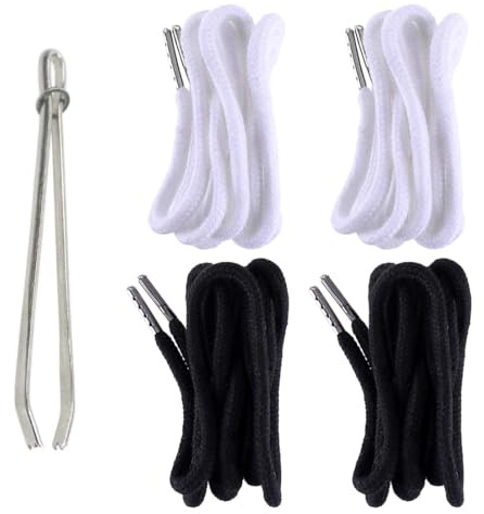 XKSOCT 4 Unidades de Pantalones Cortos de algodón con cordón y 1 Unidad de Pantalones de chándal con Capucha y cordón para Uniformes médicos (Negro, Blanco)