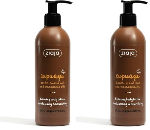 Ziaja Cupuazú Loción Corporal Bronceadora 300 ml (Paquete de 2)