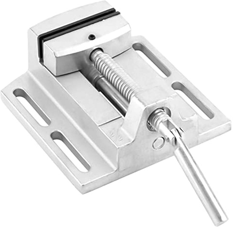 Ejoyous Tornillo de Banco para Máquina, Tornillo de Prensa de Taladro, Perforación de Fresado Industrial para Fresadora, Uso Profesional