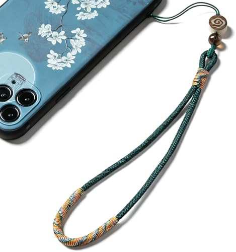 Laccio per Cellulare, Cordino per Cellulare, Laccetto per Cellulare da Polso Regolabile, Camera Tether Cinghia Di Sicurezza, Cinturino da Polso Nylon, Laccio Fotocamere, Chiavi Laccetto(Verde)