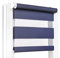 Fenster DEKOR - Rollos für Fenster Marineblau - Klemmfix Rollo ohne Bohren 120 x 40 cm - Doppelrollo mit einer breiten Auswahl an Größen und Farben - Blickdichte Rollos, einfach zu montieren