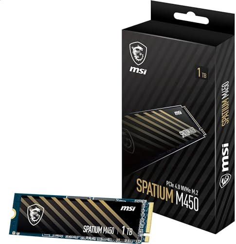 MSI SPATIUM M450 PCIe 4.0 NVMe M.2 1TB