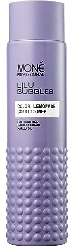 MONÉ PROFESSIONAL Après-Shampooing pour Cheveux Blond et Décolorés - Soin Cheveux Secs et Abîmés - Protège et Restaure la couleur - 300 ml (non violet)