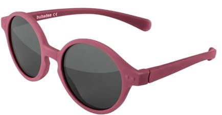 Bubadee Sonnenbrille Kinder 2-5 Jahre - Polarisierte Kindersonnenbrille mit 100% UV Schutz - Coole Sonnenbrille Kleinkind für Mädchen & Jungen - Ohne Druckstellen