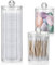 MumdoYAL 3 Stk Organizer Trucchi，Organizer Bagno，Porta Trucchi Da Bagno，Porta dischetti struccanti con coperchio,contenitore per bastoncini di cotone,per comò, bagno, camera da letto