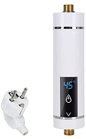 Btstil Chauffe-eau électrique instantané 3500 W - Mini chauffe-eau instantané sans réservoir avec panneau d'affichage numérique LED - Pour salle de bain, cuisine