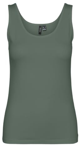 VERO MODA Camiseta de Tirantes para Mujer Vmlulu UU JRS Ga Noos, Laurel Wreath, M