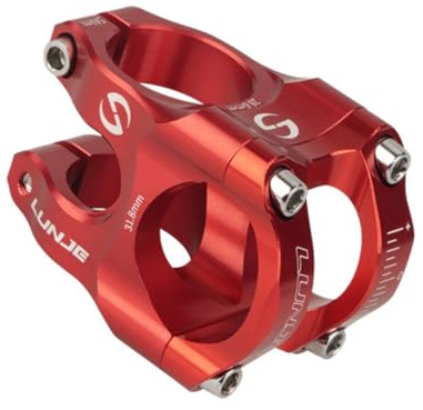 SUBORAWOS 31,8 cykelstam 35 mm, kort cykelstjälk, mountainbike stam, aluminiumlegering för racercykel, MTB, BMX, cykelstam