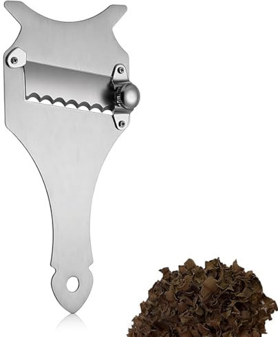 Coltello Tartufo,Affetta Tartufi,1 PCS Coltello Affetta Tartufi, Grattugia per Tartufo, Affetta Formaggio, Taglia Tartufo Professionale, Affettatartufi in Acciaio Inox Cioccolato