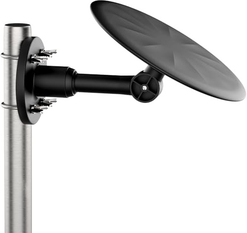 Außenantenne TV mit Verstärker für alle Fernseher, Outdoor TV Antenne für stabilen Empfang, unterstützt 8K 4K 1080P, wetterfeste TV Außenantenne, 10m Kabel