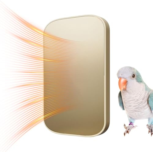 jamgeery Chauffage pour Cage d'oiseaux | Perchoir Chauffant pour Oiseaux avec Support - Anti-Morsure pour Voyages Nocturnes Conure Hamac Volière Lapins Balcon Canari Extérieur Gris d'Afrique