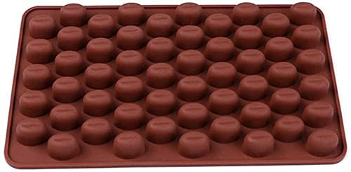 Selecto Bake 55 Mini Coffee Bean Silicone Mold Bakeware Baking Chocolate Pastry Decoration Ice Candy Butter Jello Making Homemade Mould