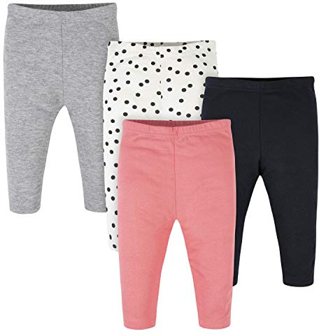 Onesies Brand Baby Boys 4 Pack Mix Match Newborn To 12m Pants, Polka Dot Legging Pack, 3-6 Months US