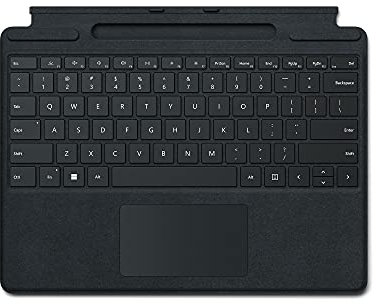 Microsoft Teclado Surface Signature, negro, compatible con Surface Pro 8 y Pro X (teclado QWERTY)