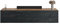 Planetmöbel West TV-Schrank, Fernsehtisch 160 cm lang, TV-Board hängend oder stehend, Fernsehschrank für Wohnzimmer, TV Möbel 37,8 x 160 x 30 cm, Gold Eiche schwarz Charcoal