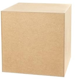 Colonne Décorative En MDF, Colonne Pour Fleurs Pour Salon, Support À Décorations, Socle Décoratif, Support De Plante, Socle Stable, Design Moderne, 40x40x40 Cm