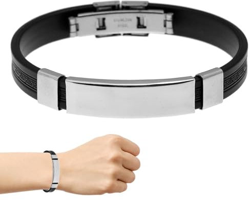 Lymph-Armband für Herren, personalisierte magnetische Armbänder, Unisex, stilvolle Armbänder für Erwachsene, Männer, Teenager, Outdoor, Reisen, Camping, Wandern