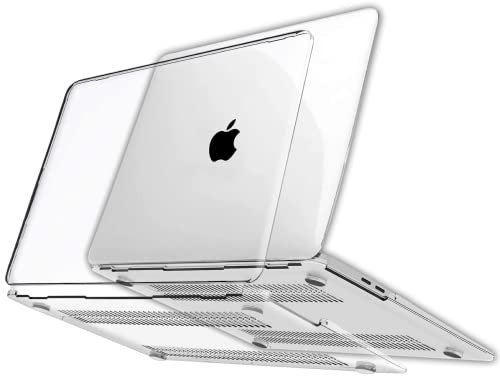 RKINC Case Compatible with New MacBook Air 13.6 inch 2025 2024 2023 2022 Release M4 A3240 M3 A3113 M2 A2681 Protective Snap On Hard Shell Cover for MacBook Air 13.6 inch (Crystal Clear)