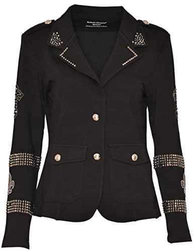 Roberto Geissini Damen Jacket Diamond Black L