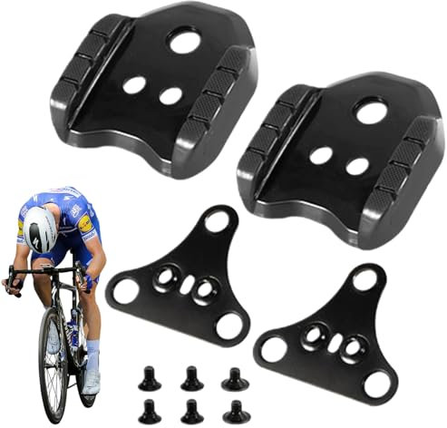 2 Stücke Spd Schuhe Adapter Cleats Fahrrad Schuh konverter Fahrrad Cleats Fahrradschuh Cleat Cover Schuhklampen Pedale Spd Cleat Adapter Fahrradpedaladapter für Rennradpedale, Fahrräder Cleats Pedalen