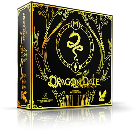 Coax Games | Dragon Dale - im Reich des Drachen | Brettspiel für 2-4 Spieler | Deutsch
