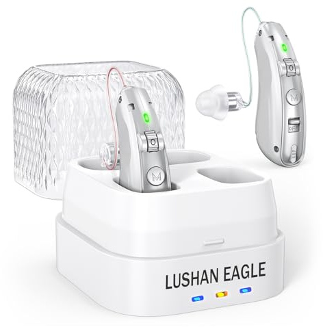 LUSHAN EAGLE Amplificador de sonido para auriculares, restaura el sonido claro al cargar (plata)