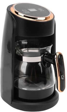 Sunicon turca de 600 vatios, 300 ml de capacidad, con función de apagado automático, totalmente automática, apta para el hogar, la oficina y los viajes.