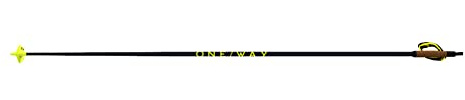 One Way Storm 6 Dark Ski Poles Sz 130cm
