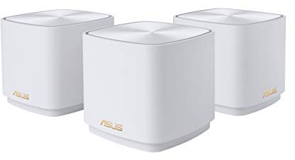 ZenWifi XD4 Plus 3 Pack - Sistema AX1800 WiFi 6 Mesh para Toda la Casa, Cobertura hasta 446 m2 o más de 5 habitaciones, Configuración Fácil, Seguridad de Red, Controles Parentales, Blanco