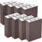 Lot de 8 éponges abrasives en bois - 36/60/80/100/120/180/220/240 - Blocs de ponçage pour bois - Lavables et réutilisables - Pour le polissage de différents matériaux