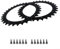 2-teiliges Rasenmäher-Spikes-Set für Worx für Landroid Mähroboter Rasenmäher 205 mm WR165E WR167E Rasenmäher-Zubehör